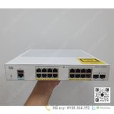  C1000-16FP-2G-L Thiết bị chuyển mạch Cisco C1000 16port GE,Full POE,2x1G SFP,PCordUK 