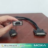  CBL-M44M9x4-50 | Cáp tín hiệu Moxa cho card PCI CP104UL, CP-134U/I, DB44 Đực sang DB9 Đực, 50 cm 