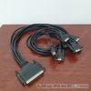  CBL-M62M9x8-100 | Cáp sử dụng cho card PCI CP-118U/CP-138U Moxa, DB62 male to 8 x DB9 male serial cable, 1 m 