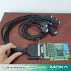  CBL-M62M9x8-100 | Cáp sử dụng cho card PCI CP-118U/CP-138U Moxa, DB62 male to 8 x DB9 male serial cable, 1 m 