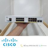  CBS250-16P-2G | Thiết bị chuyển mạch Cisco 16 cổng PoE Gigabit, 2 cổng Combo Gigabit(RJ-45 và SFP) 