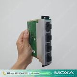  CM-600-4SSC | Card mạng 4 cổng quang Single mode 100BaseFX, Giắc SC, sử dụng cho EDS-600 Series, Nhiệt độ hoạt động -40 - 75°C 