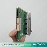  CM-600-4SSC | Card mạng 4 cổng quang Single mode 100BaseFX, Giắc SC, sử dụng cho EDS-600 Series, Nhiệt độ hoạt động -40 - 75°C 