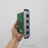  CM-600-TX | Card mạng 4 cổng điện 100BaseTx, Giắc RJ45, sử dụng cho EDS-600 Series, Nhiệt độ hoạt động -20 - 75°C 