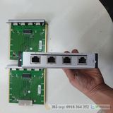  CM-600-TX | Card mạng 4 cổng điện 100BaseTx, Giắc RJ45, sử dụng cho EDS-600 Series, Nhiệt độ hoạt động -20 - 75°C 