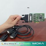  CP-104EL-A-DB9M | Card chuyển đổi tín hiệu Moxa 4 cổng RS-232 PCI Express x1 serial board (Bao gồm cáp DB9 đực) 