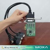  CP-114EL | Card chuyển đổi tín hiệu Moxa 4 cổng RS-232/422/485PCI Express x1 serial board, không bao gồm cáp 