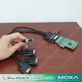  CP-114EL | Card chuyển đổi tín hiệu Moxa 4 cổng RS-232/422/485PCI Express x1 serial board, không bao gồm cáp 