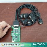  CP-168EL-A | Card chuyển đổi tín hiệu Moxa  8 cổng RS-232 PCI Express x1 serial board, không bao gồm cáp 