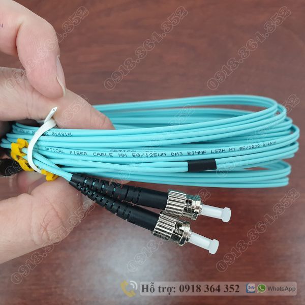  Dây nhảy quang Multi Mode ST-ST, OM3, 10 mét 