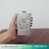  EDS-208A-MM-ST-T | Switch công nghiệp Moxa 6 cổng điện 10/100Mbps và 2 cổng quang Multimode, Giắc cắm ST,  -40 - 75°C 