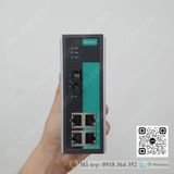  EDS-305-S-SC |  Switch công nghiệp không quản lý 4 cổng điện cổng điện 10/100BaseTx, 1 cổng quang Single Mode 10/100 BaseFx, Giắc SC,  hoạt động từ -10 đến 60 độ C 