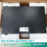  IKS-6726A-2GTXSFP-24-T |  Switch công nghiệp Rackmount 19'', 8 cổng điện có sẵn 10/100Mbps, 2 cổng COMBO điện và SFP Gigabit, Tùy chọn 2 Mô đun mở rộng cổng mạng, 1 nguồn cấp điện áp 24VDC, -40 - 75°C 