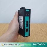 IMC-21GA-LX-SC | Bộ chuyển đổi quang điện công nghiệp Moxa 10/100/1000Mbps, Singlemode 10km, Giắc cắm quang SC, 0 - 60°C 