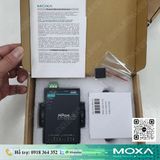  Nport 5230 W-Adapter | Thiết bị chuyển đổi 1 cổng COM RS232 và 1 cổng RS-422/485 sang Ethernet, 0 đến 55°C, kèm nguồn adapter 