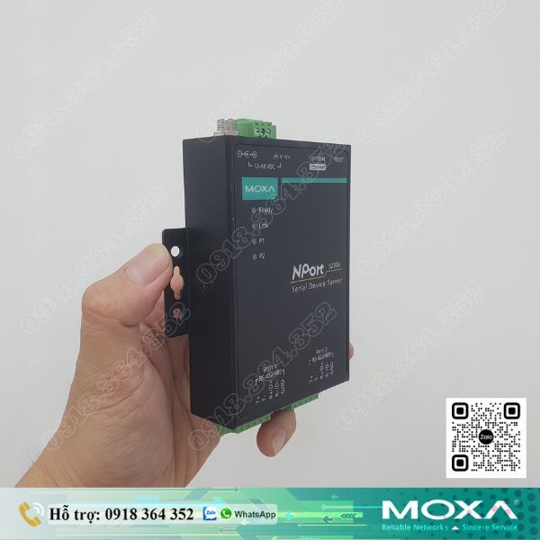Nport 5230A | Thiết bị chuyển đổi 2 cổng COM RS-422/485 sang Ethernet ...