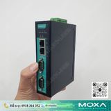  Nport IA5250A-T | Thiết bị chuyển đổi 2 cổng COM RS-232/422/485 sang Ethernet, 2 cổng Ethernet 10/100Mbps, -40 đến 75°C 