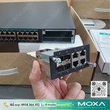  PM-7500-4GTXSFP | mô đun COMBO 4 cổng quang SFP 100/1000BaseSFP slots và 4 cổng điện 100/1000BaseT(X), IEC 61850-3, -40 đến 85°C 
