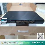  PT-7528-24TX-HV-HV | Switch Layer 2 loại quản lý cho điện lực IEC 61850, 24 cổng điện 10/100BaseT(X), 1 khe cắm mạng mở rộng, kiểu cắm cáp mặt trước, 2 nguồn cách ly, 88 - 300 VDC hoặc 85 - 264 VAC), -40 đến 85°C 