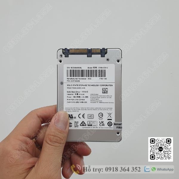  Ổ cứng công nghiệp SSD 512GB 2.5" SATA3 Tos 96 TLC -25°C ~ +85 °C dành cho IPC Máy tính công nghiệp 
