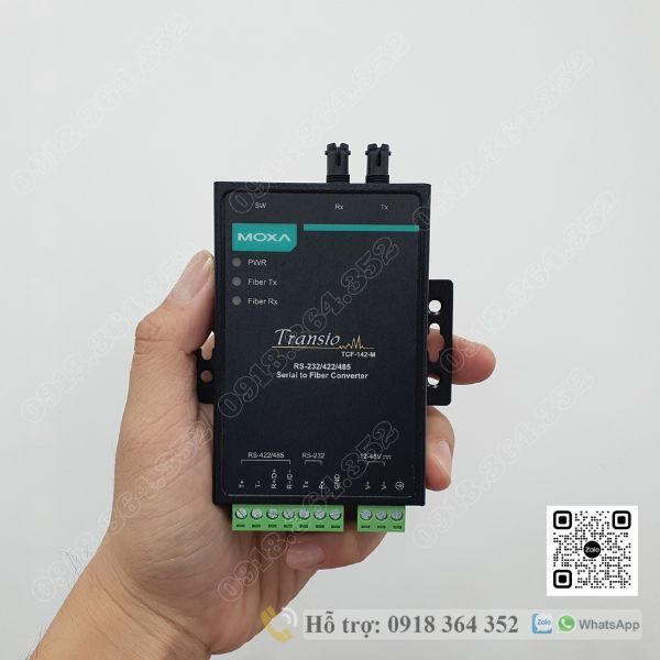 TCF-142-M-ST Bộ chuyển đổi RS-232/422/485 sang quang MoxaVietnam – Điện ...
