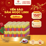  Gói 50 hũ Yến sào Sâm Ngọc Linh - Yến sào Khánh Hòa chưng sẵn 35% (hũ 70ml) 