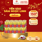  Gói 20 hũ Yến sào Sâm Ngọc Linh - Yến sào Khánh Hòa chưng sẵn 35% (hũ 70ml) 