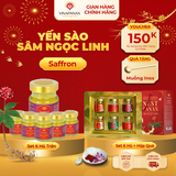  Set 6 hũ Yến sào Sâm Ngọc Linh - Yến sào Khánh Hòa chưng sẵn 35% (hũ 70ml) 