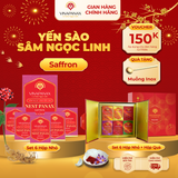  Set 6 hộp nhỏ Yến sào Sâm Ngọc Linh - Yến sào Khánh Hòa chưng sẵn 35% (hộp 70ml) 