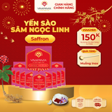  Set 12 hộp nhỏ Yến sào Sâm Ngọc Linh - Yến sào Khánh Hòa chưng sẵn 35% (hộp 70ml) 
