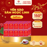  Gói 30 hộp nhỏ Yến sào Sâm Ngọc Linh - Yến sào Khánh Hòa chưng sẵn 35% (hộp 70ml) 