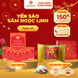  Set 6 hộp nhỏ Yến sào Sâm Ngọc Linh - Yến sào Khánh Hòa chưng sẵn 35% (hộp 70ml) 