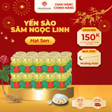  Gói 30 hũ Yến sào Sâm Ngọc Linh - Yến sào Khánh Hòa chưng sẵn 35% (hũ 70ml) 