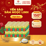  Gói 50 hũ Yến sào Sâm Ngọc Linh - Yến sào Khánh Hòa chưng sẵn 35% (hũ 70ml) 