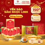  Set 6 hộp nhỏ Yến sào Sâm Ngọc Linh - Yến sào Khánh Hòa chưng sẵn 35% (hộp 70ml) 