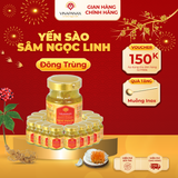  Set 15 hũ Yến sào Sâm Ngọc Linh - Yến sào Khánh Hòa chưng sẵn 35% (hũ 70ml) 