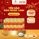  Gói 30 hũ Yến sào Sâm Ngọc Linh - Yến sào Khánh Hòa chưng sẵn 35% (hũ 70ml) 