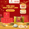  Set 6 hộp nhỏ Yến sào Sâm Ngọc Linh - Yến sào Khánh Hòa chưng sẵn 35% (hộp 70ml) 
