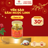  1 hũ Yến sào Sâm Ngọc Linh - Yến sào Khánh Hòa chưng sẵn 35% (hũ 70ml) 
