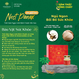  Hộp quà tặng 6 hũ Sâm Ngọc Linh Yến sào Khánh Hòa 35% Nest Panax hỗ trợ ngủ ngon, bồi bổ cơ thể (hũ 70ml) 