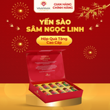  Vỏ hộp quà tặng cao cấp 10 hũ đựng Sâm Ngọc Linh Yến sào Khánh Hòa có nam châm và quai xách (hũ 70ml) 