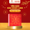  Hộp quà tặng 6 hũ Yến sào Sâm Ngọc Linh Nest Panax - Yến sào Khánh Hòa chưng sẵn 35% (6 hũ x70ml) 