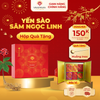  Hộp quà tặng 6 hũ Yến sào Sâm Ngọc Linh Nest Panax - Yến sào Khánh Hòa chưng sẵn 35% (6 hũ x70ml) 