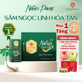  [Mua 1 Tặng 3] Bột uống Sâm Ngọc Linh Nature Panax giảm căng thẳng, tăng cường sức đề kháng (15 gói x 10g) 