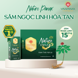  Bột uống Sâm Ngọc Linh Nature Panax giảm căng thẳng, tăng cường sức đề kháng (15 gói x 10g) 