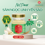  [Mua 1 Tặng 2] Hộp quà tặng cao cấp Sâm Ngọc Linh Yến sào Khánh Hòa 35% Nest Panax (10 hũ x70ml) Tặng Beauty + D'tox 