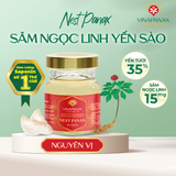  Hũ Sâm Ngọc Linh Yến sào Khánh Hòa 35% Nest Panax hỗ trợ ngủ ngon, bồi bổ cơ thể (1 hũ x 70ml) 