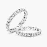  Nhẫn cưới vàng 18K đính đá ECZ SWAROVSKI 