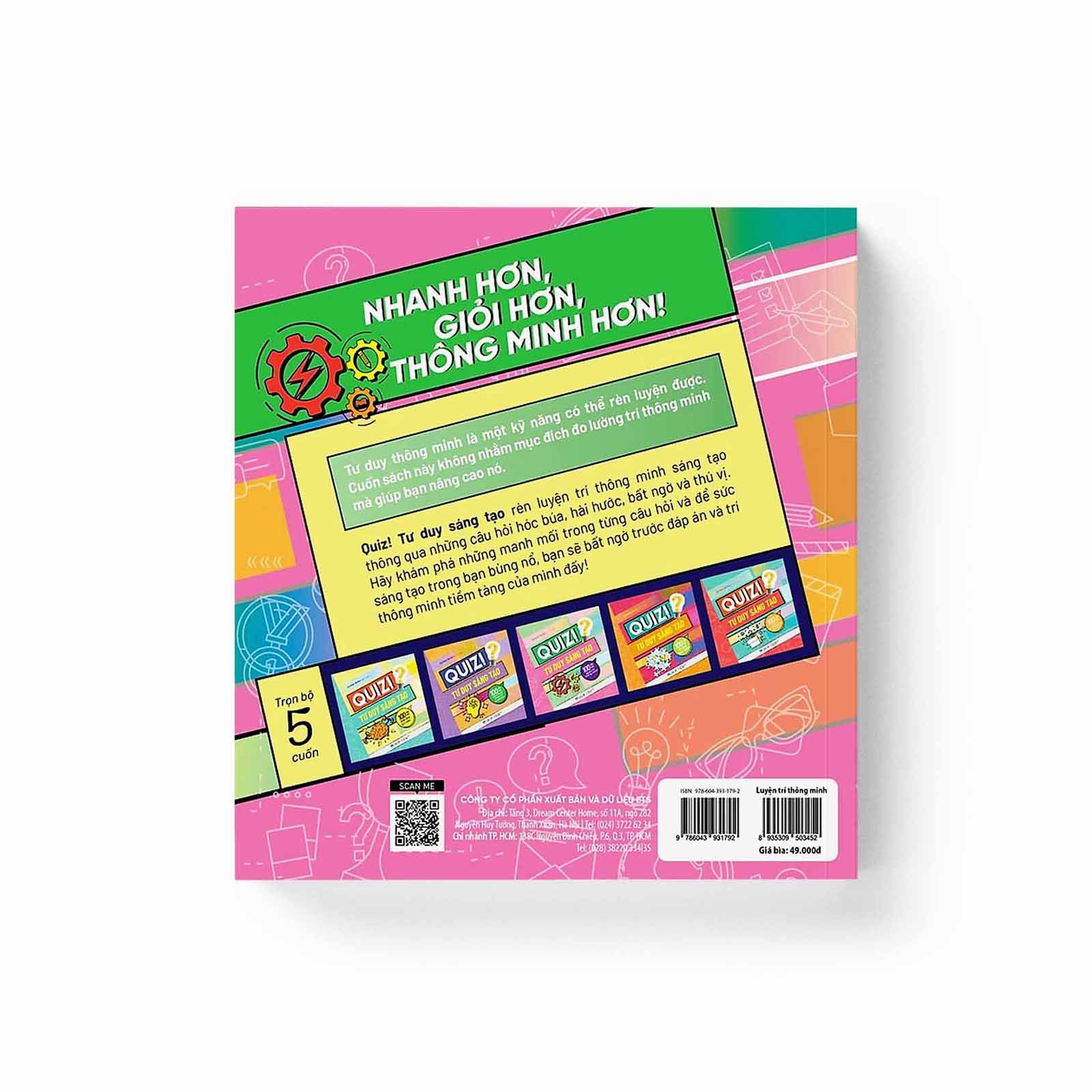 Quiz! Tư Duy Sáng Tạo: 100 Câu Hỏi Luyện Trí Thông Minh