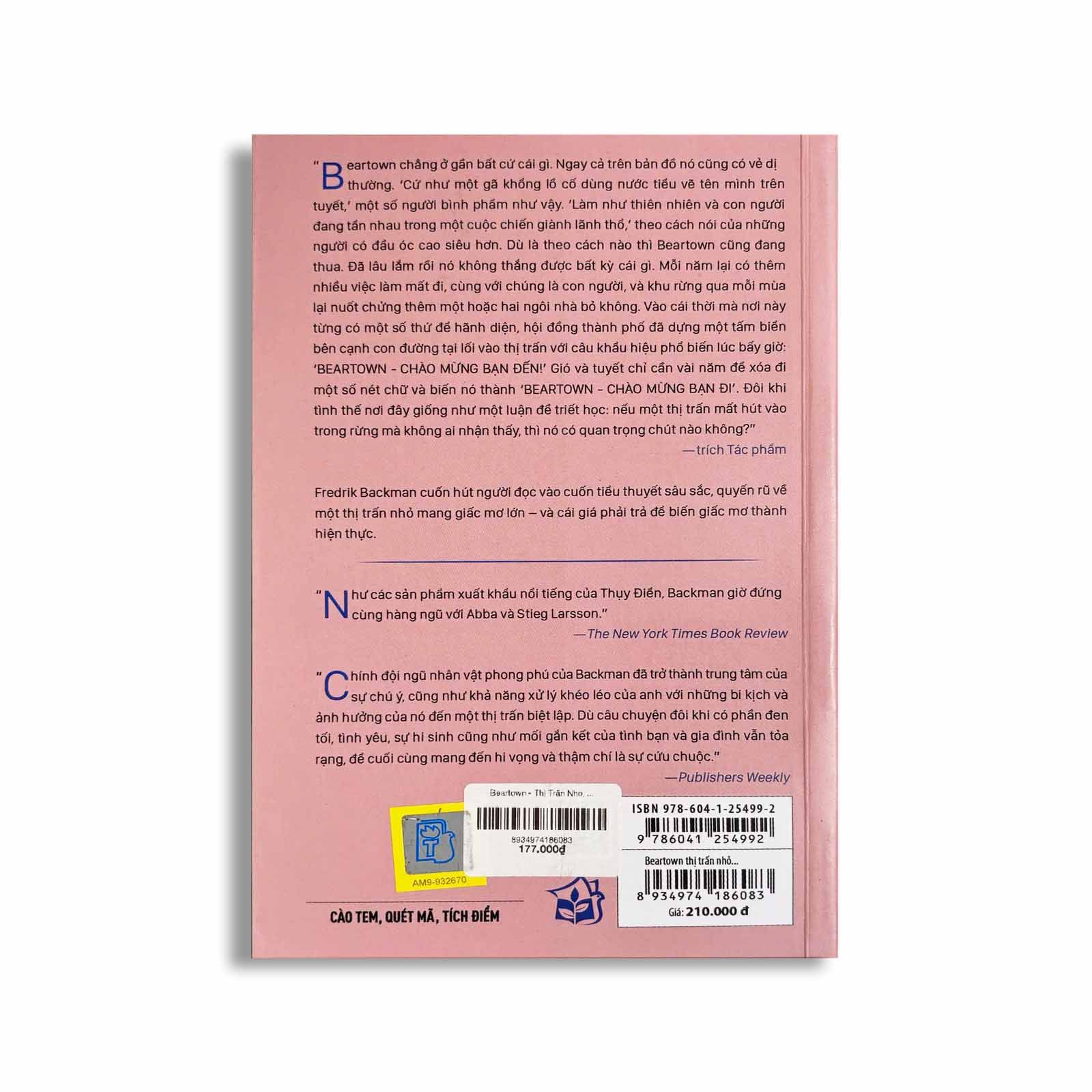 Beartown - Thị Trấn Nhỏ, Giấc Mơ Lớn - Fredrik Backman